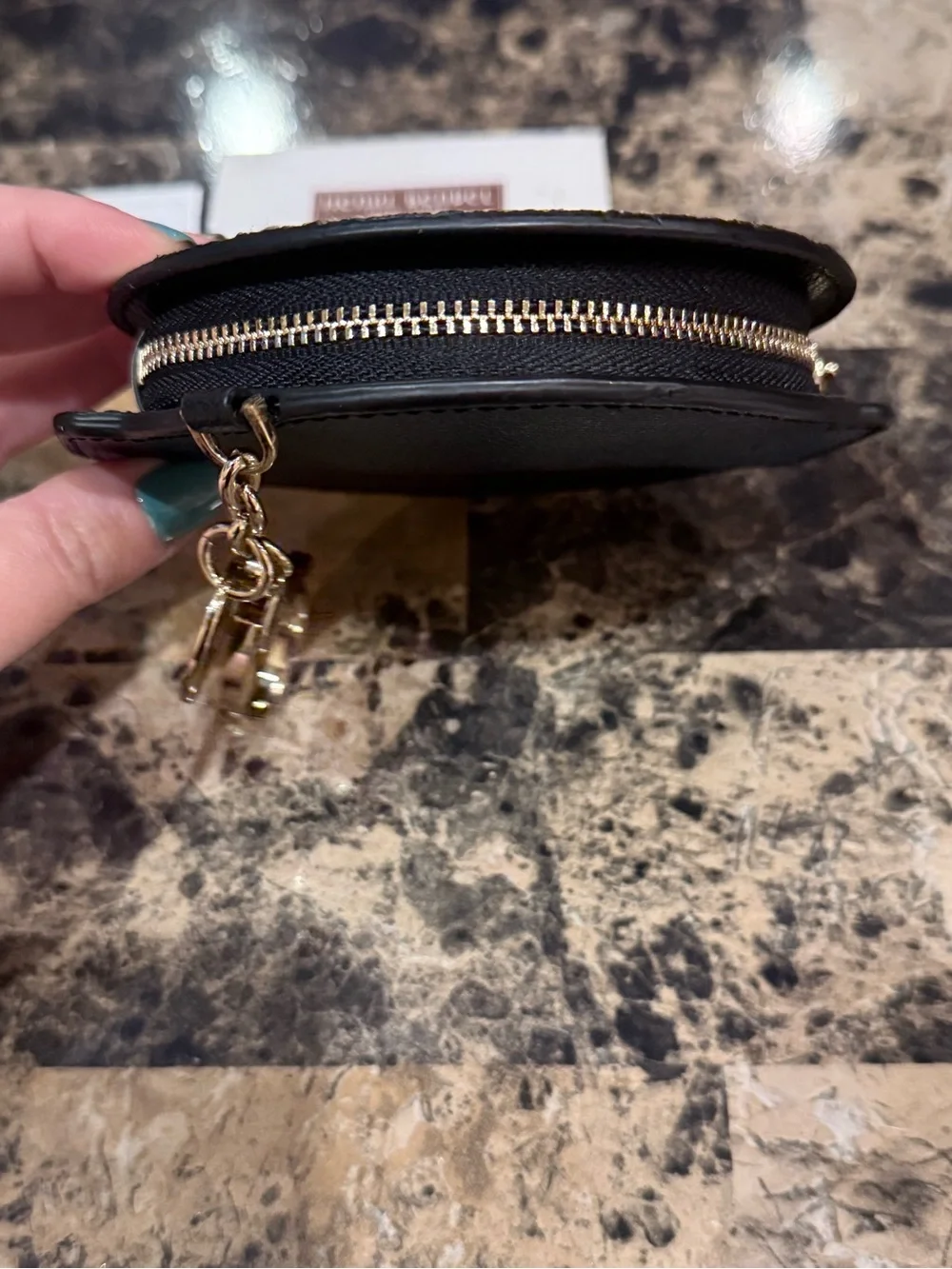 Henri Bendel Robot Gold Glitter 🤖 Coin Purse Bag Charm